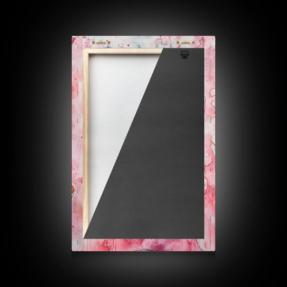 Pink Cupcakes Canvas Print Food Review Kitchen Art Dessert Wall Art Rustic Farmhouse Decor Gift Idea Pastel Whimsical Artwork