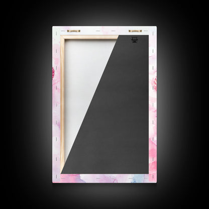 Pink Seashell Collection Framed Canvas Print Coastal Wall Art Nautical Decor Coastal Cowgirl Wall Art Beach House Nautical Painting