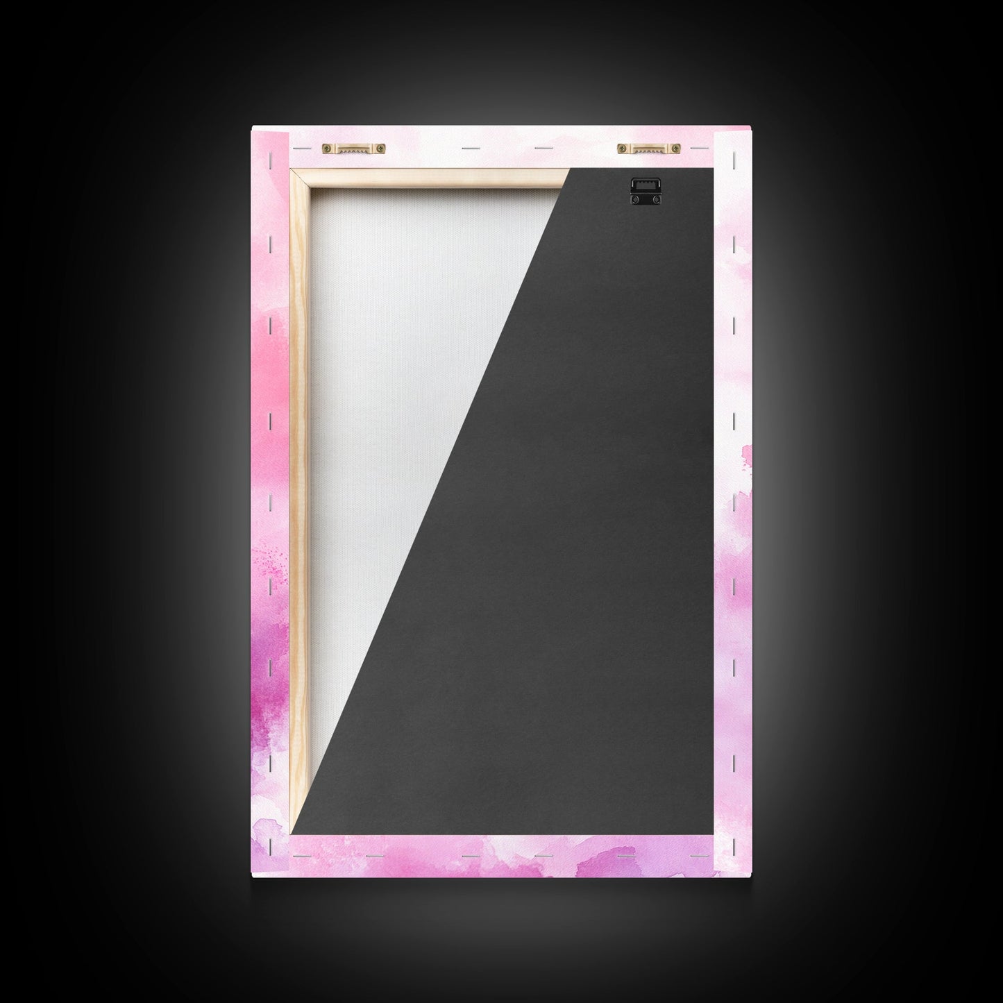 Vibrant lipstick art bold feminine wall decor framed canvas print perfect bedroom or guest room boho aesthetic rustic glam style gift