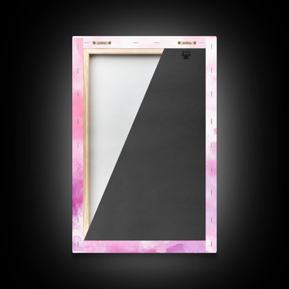 Vibrant lipstick art bold feminine wall decor framed canvas print perfect bedroom or guest room boho aesthetic rustic glam style gift