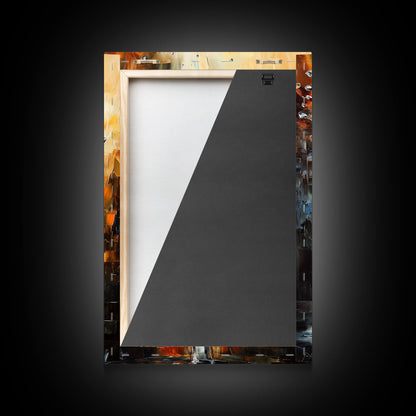 Golden Olive Martini Canvas Print with Rustic Cocktail Art Perfect Kitchen Decor, Espresso Martini Wall Art