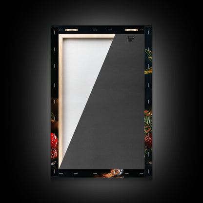 Cranberry Cocktail Canvas Print | Food Review Kitchen Art | Espresso Martini Wall Art | Rustic Kitchen Bar Decor Gift Idea Artwork