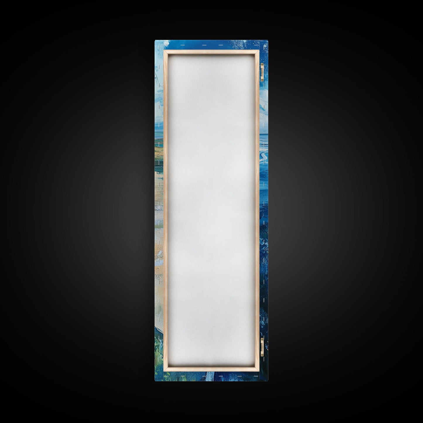 Coastal Shore, coastal landscape art, framed canvas print, Ireland painting, beach art, nautical decor, panoramic painting