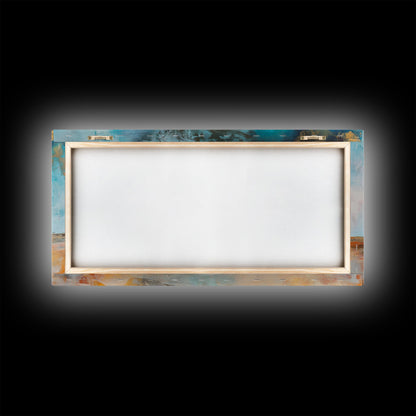 Abandoned Cabin Art, Rustic Wall Art, Moody Art, Western Landscape Painting, Framed Canvas Print, Extra Wide Art, Living Room Art