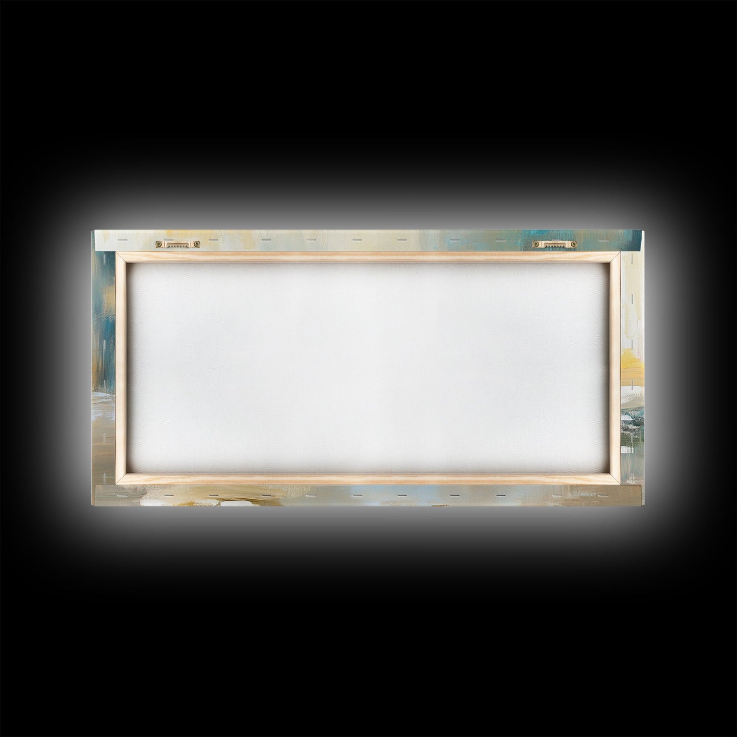 Gerollter Stoff, Ölgemälde nach Foto, rustikale Dekoration, Landhauskunst, Wabi-Sabi-Kunst, gerahmter Leinwanddruck, horizontale Wanddekoration, Geschenkidee