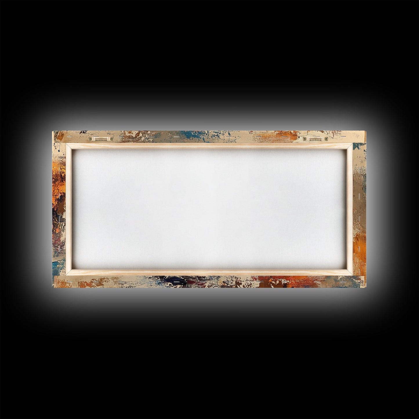 Blue Snake, abstract animal art, framed canvas print, moody art, wildlife painting, bold colors, rustic decor, modern wall art