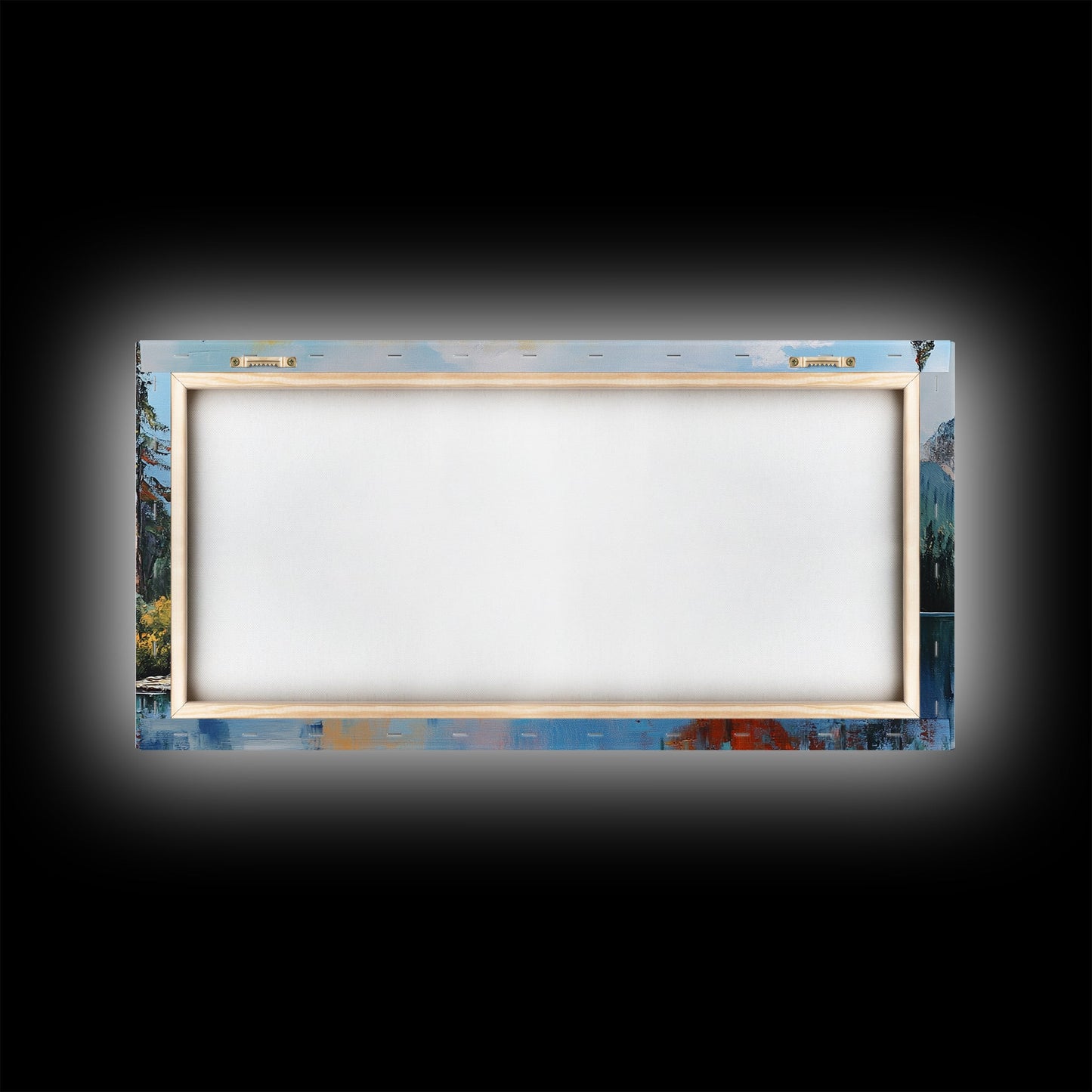 Mountain Cabin, Rustic Art, Lake Tahoe Art, Above Sofa Art, Landscape Painting, Bedroom Art, Framed Canvas Print, Farmhouse Art