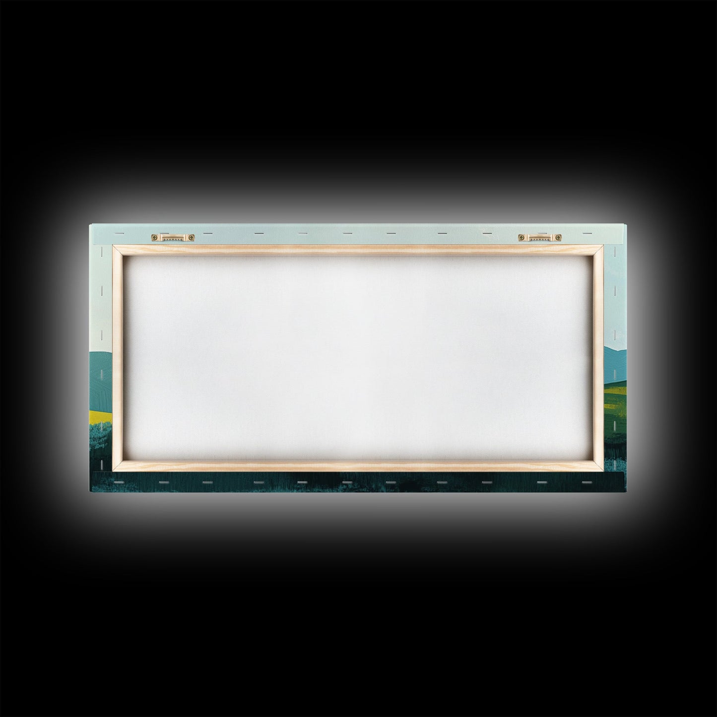 Hügellandschaft, Berglandschaft, grüne Wandkunst, Landschaftskunst, Kunst für über dem Sofa, Bauernhauskunst, Leinwanddruck