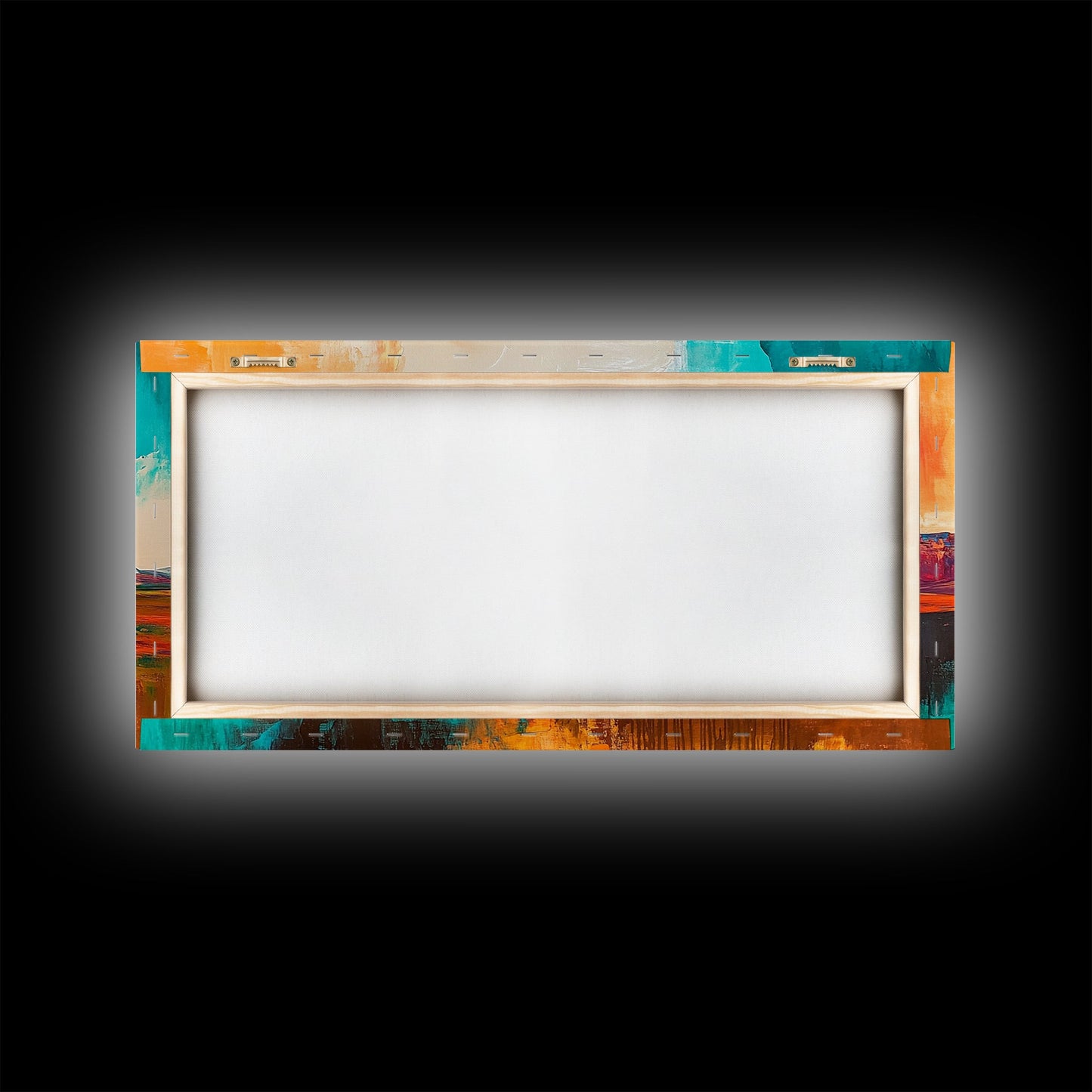 Südwestliche Landschaft, Joshua-Baum-Kunst, Wüstenmalerei, Wandkunst aus dem Südwesten, gerahmter Leinwanddruck, Berglandschaft, rustikale Wandkunst