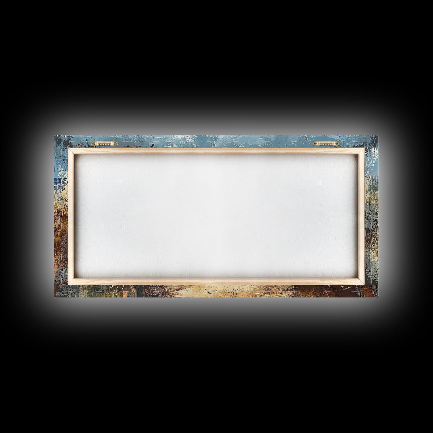 Küstenweg, Küstenlandschaftskunst, nautische Dekoration, Seestückmalerei, Küstenmalerei, Strandhausdekoration, Leinwanddruck