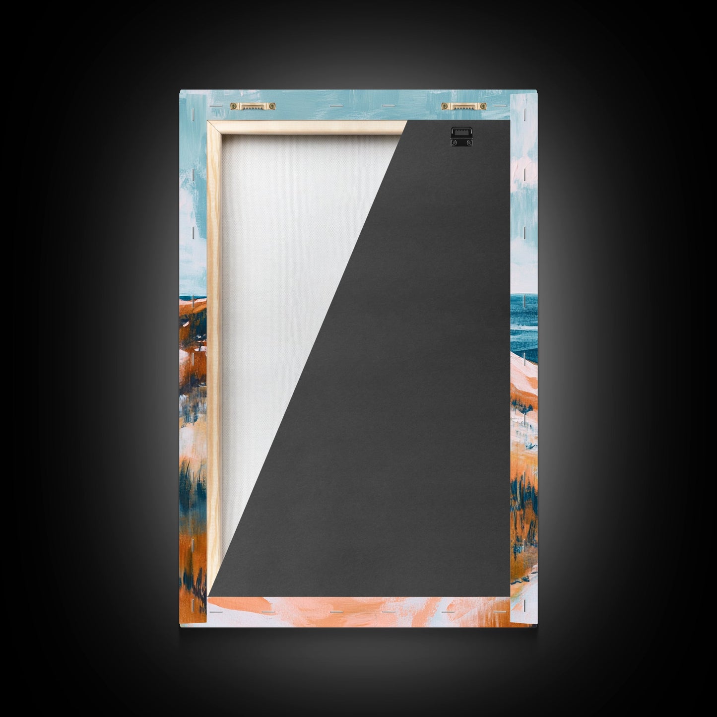 Coastal Landscape Art, Seascape Painting, Beach Dunes Art, Ocean View, Nautical Decor, Coastal Decor, Framed Canvas Print