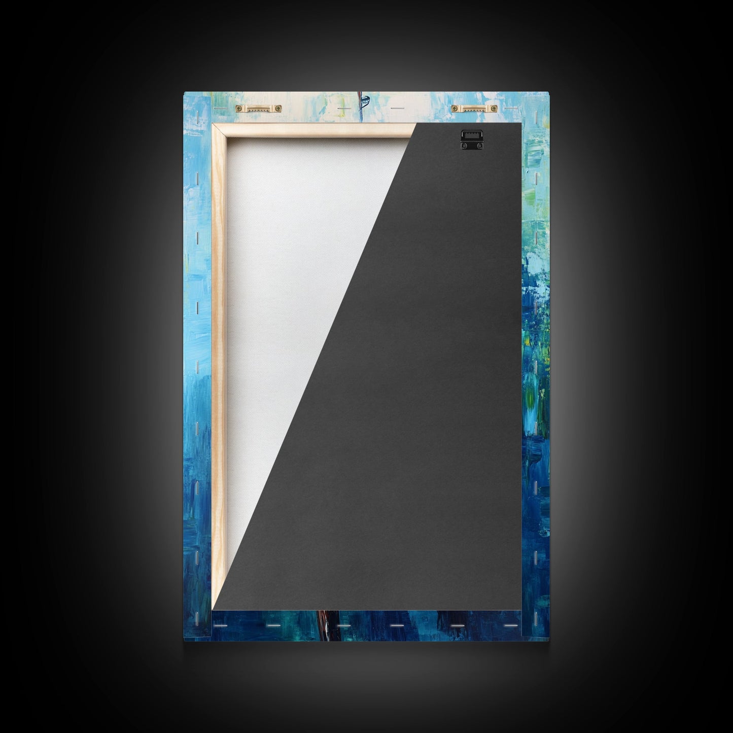 Fishing Rod Painting, Fly Fishing Art, Nautical Wall Art, Outdoor Enthusiast Decor, Rustic Cabin Art, Framed Canvas Print