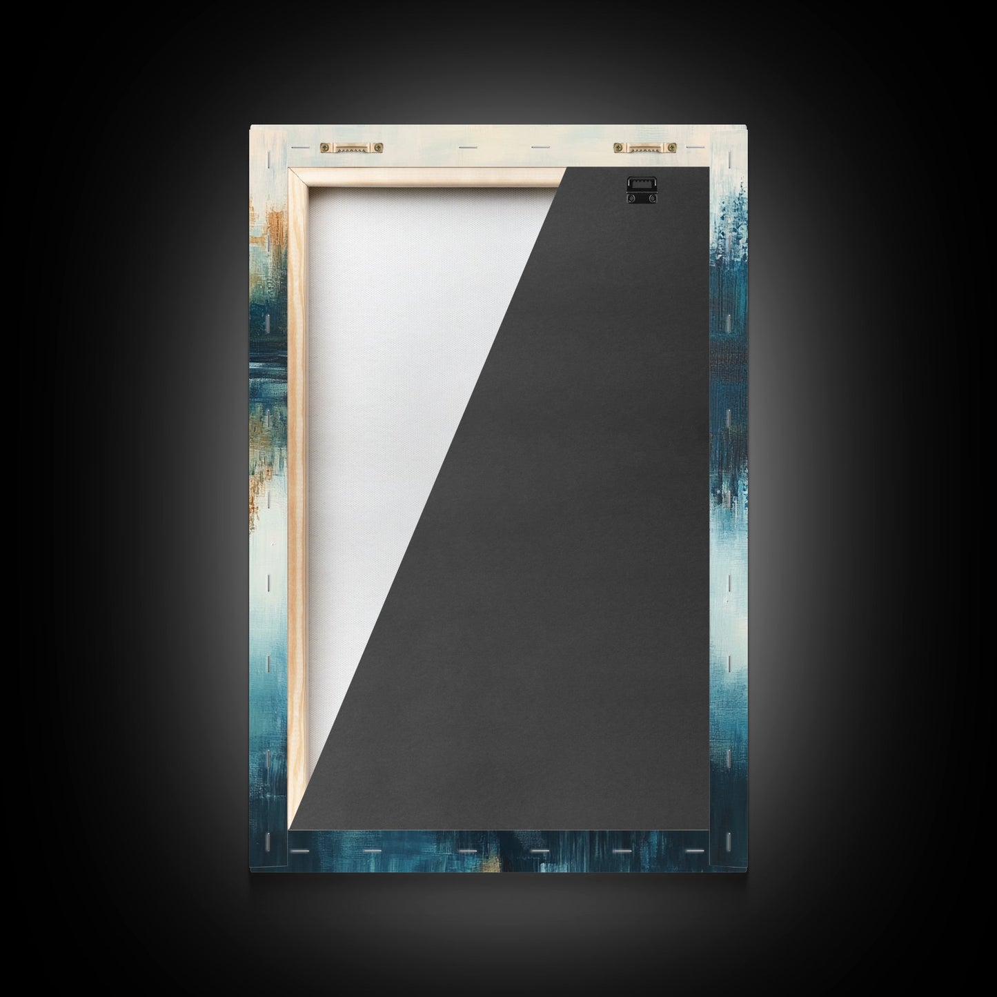 Still Water Canoe, Lake Tahoe Art, Nautical Painting, Rustic Wall Art, Moody Art, Extra Wide Art, Above Couch Art, Canvas Print