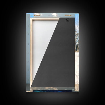 wave painting, coastal decor, framed canvas print, ocean painting, surf wall art, nautical wall art, seascape painting, gift idea