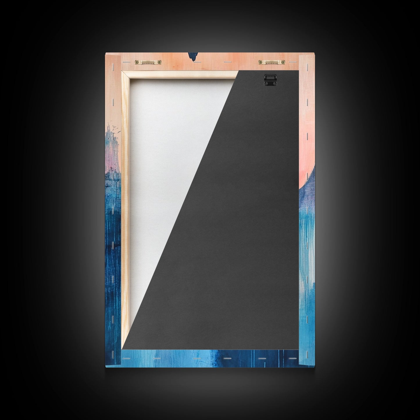 Mystic Peak, Smoky Mountain Art, Landscape Painting, Moody Art, Mountain Painting, Canvas Print, Rustic Decor, Bedroom Art