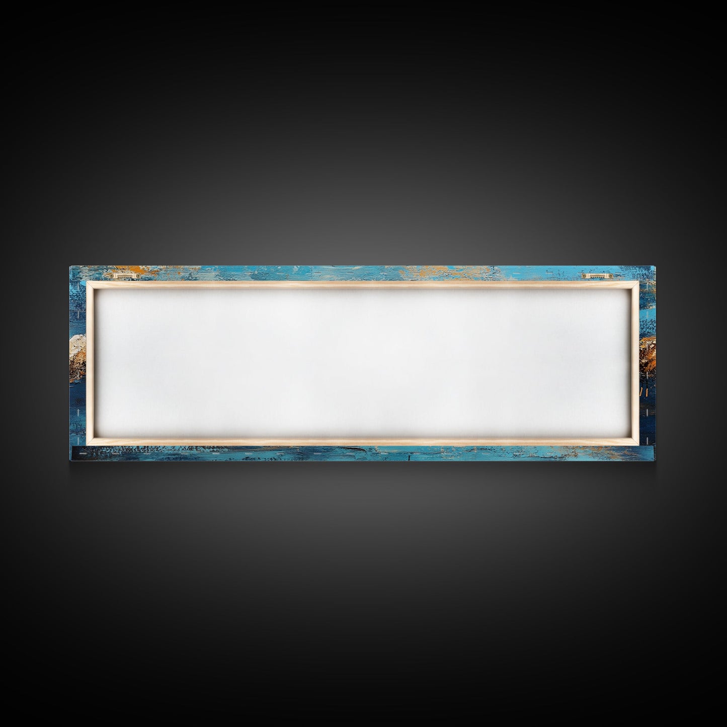 Nautical Rope Knot Framed Canvas Print Coastal Wall Art Rustic Beach House Decor Large Wall Art Nautical Art Living Room Decor