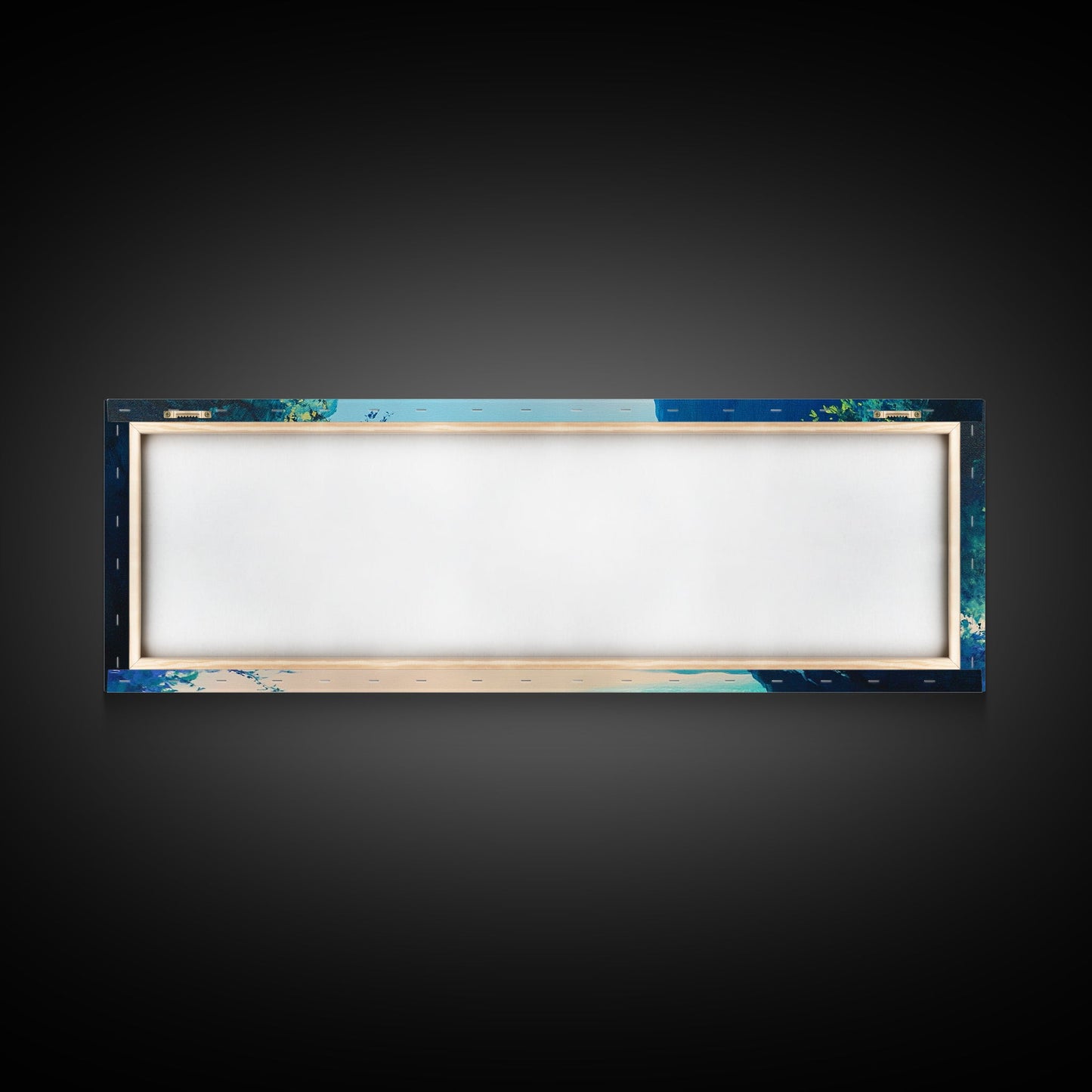 Hidden Beach Cove Canvas Print Tropical Landscape Wall Art Coastal Nature Decor Living Room Office Relaxing Ocean Gift