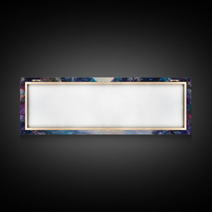 Enchanted Ocean Cave Canvas Print Mystical Coastal Wall Art Vibrant Seascape Home Decor Living Room Nature Lover Gift