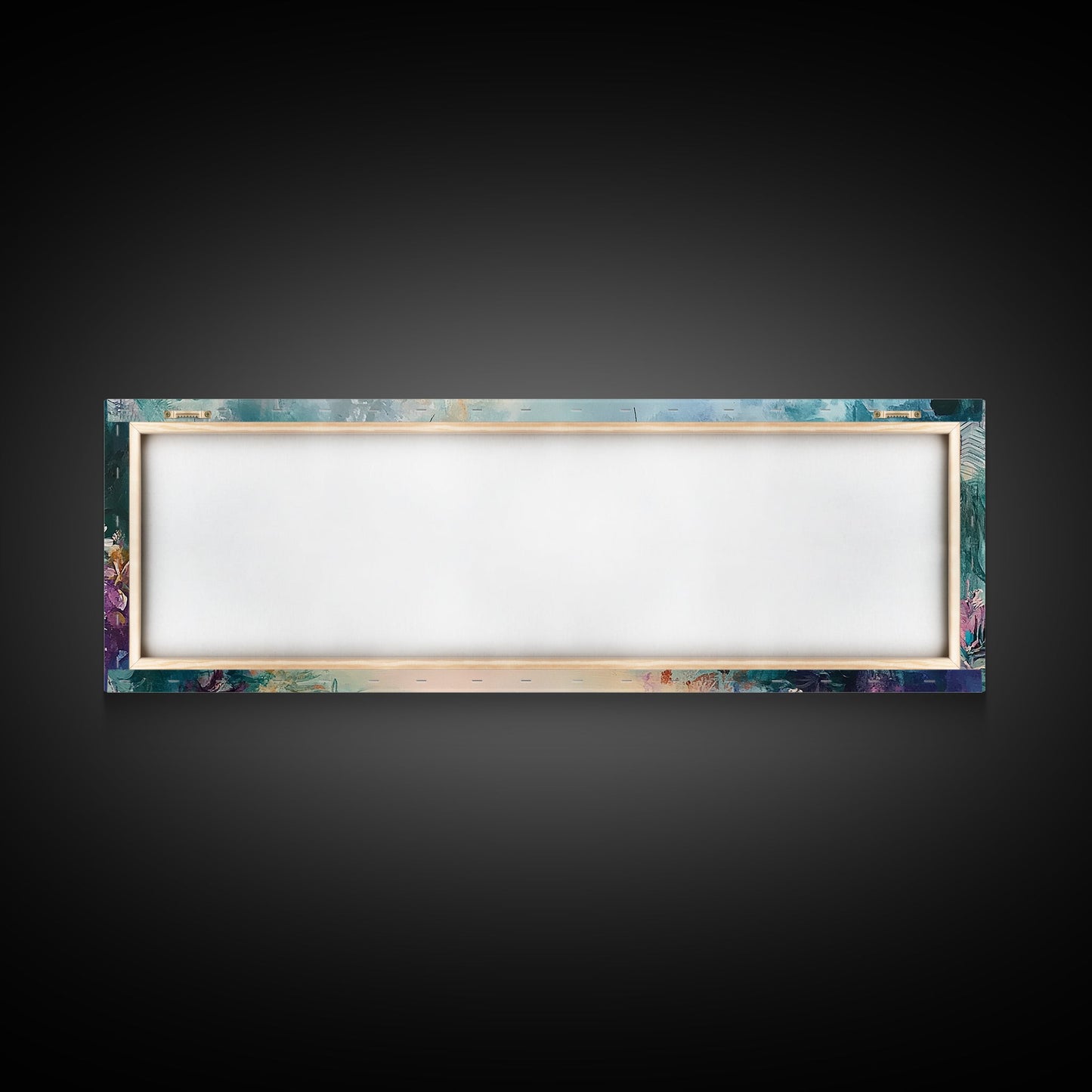 Tropical Beach Paradise Framed Canvas Print, Vibrant Ocean Wall Art, Hawaii Sunset Painting, Coastal Living Room Decor, Relaxing Art