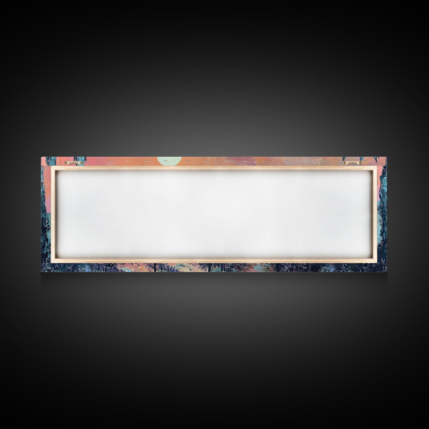 Tuscany Vineyard Painting Sunset Landscape Wall Art Rustic Countryside Decor Warm Autumn Aesthetic Dining Room