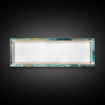 Ocean Cliffside Painting Coastal Rocky Beach Wall Art Dramatic Seascape Artwork Nautical Home Decor Dining Room