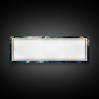 Nautical Rope Texture Canvas Print Abstract Coastal Wall Art, Ocean Inspired Painting, Rustic Nautical Decor, Beach House Wall Art