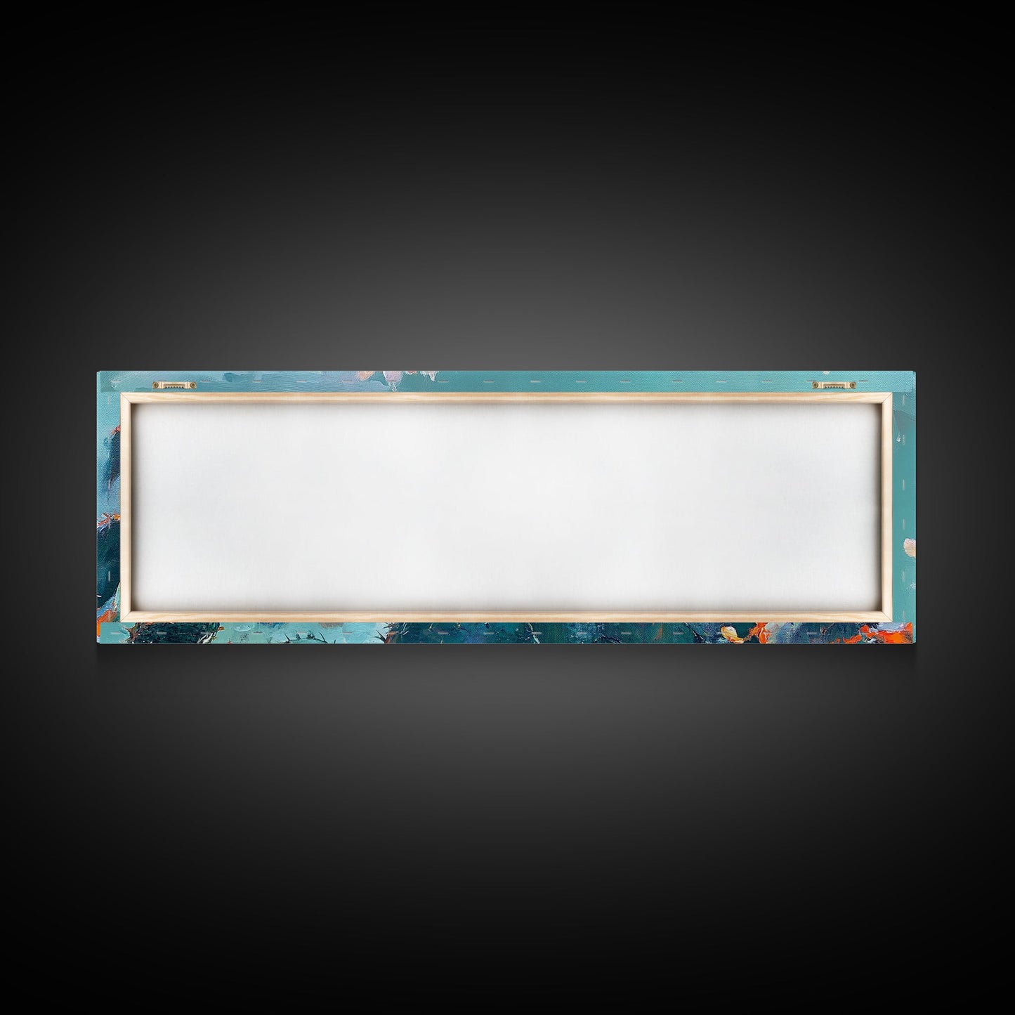 Blooming Cactus Flowers Canvas Print Vibrant Desert Painting, Boho Wall Art, Southwest Decor, Botanical Living Room Artwork