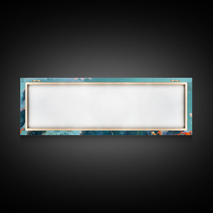 Blooming Cactus Flowers Canvas Print Vibrant Desert Painting, Boho Wall Art, Southwest Decor, Botanical Living Room Artwork