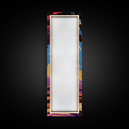 Geyser Eruption, Vibrant Nature, Framed Canvas Print, Yellowstone Art, National Park Decor, Outdoor Adventure, Living Room Wall Art