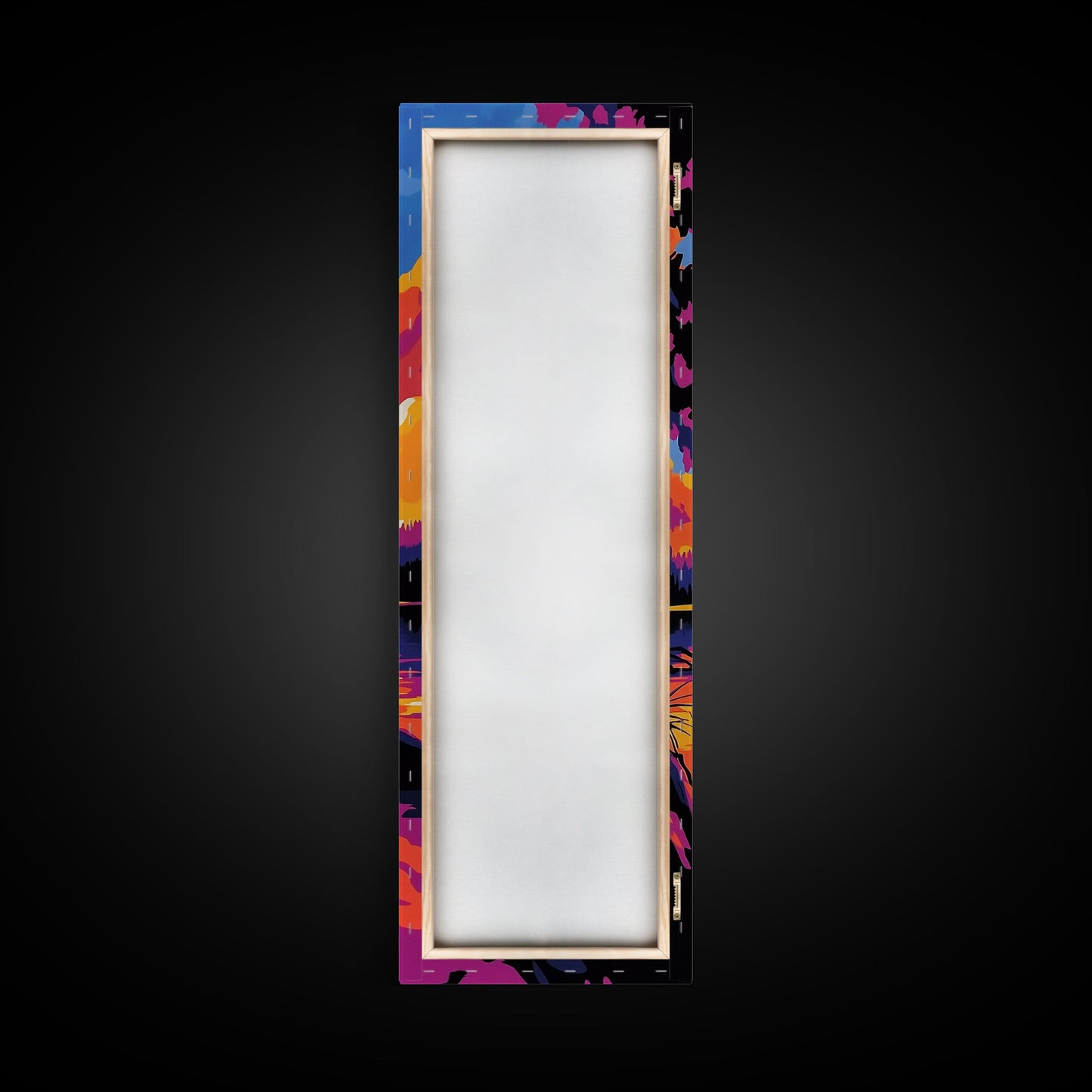 Campfire Glow, Warm Autumn Art, Cozy Home Decor, Rustic Canvas Print, Cabin Wall Art, Living Room Art, Fall Aesthetic