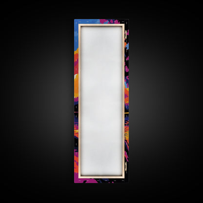 Campfire Glow, Warm Autumn Art, Cozy Home Decor, Rustic Canvas Print, Cabin Wall Art, Living Room Art, Fall Aesthetic