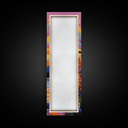 Solitary Pine Tree, Wilderness Art, Scenic Lake View, Outdoor Adventure Canvas Print, Sunset Landscape, Mountain Inspired