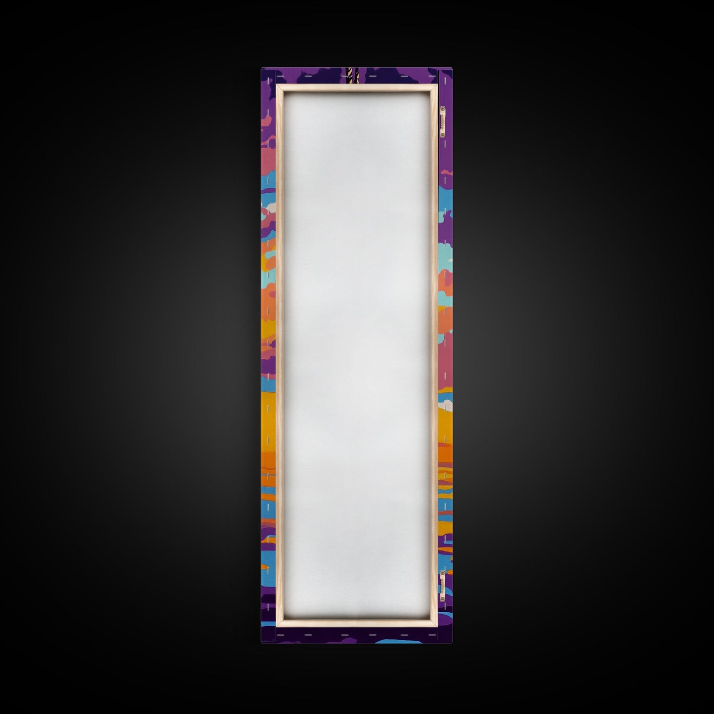 Buoy, Rope, Ocean, Sunset, Framed Canvas Print, Nautical Decor, Coastal Wall Art, Beach House Art, Fishing Decor, Living Room Wall Art