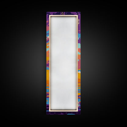 Buoy, Rope, Ocean, Sunset, Framed Canvas Print, Nautical Decor, Coastal Wall Art, Beach House Art, Fishing Decor, Living Room Wall Art