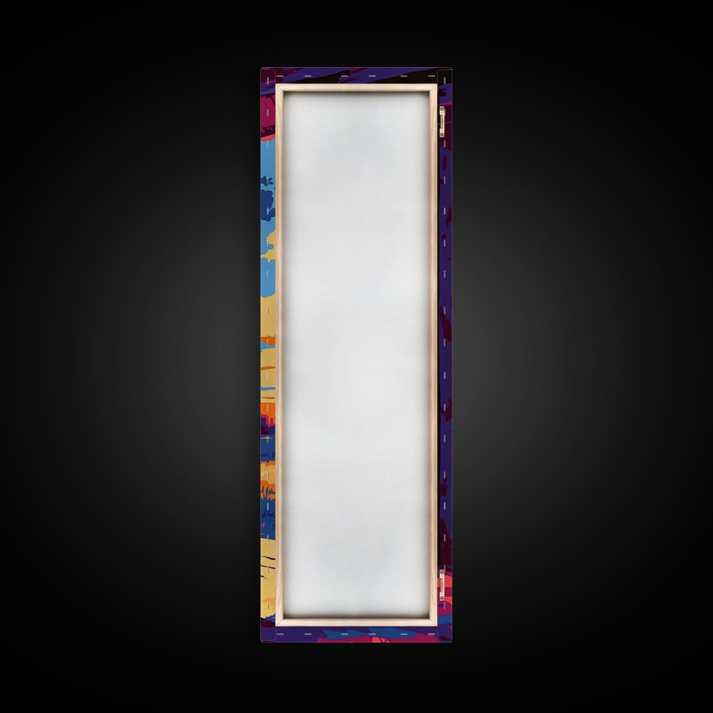 Rustic Open Door, Countryside Art, Cozy Home Decor, Framed Canvas Print, Warm Sunset, Modern Boho, Entryway Art, Warm Earthy Palette