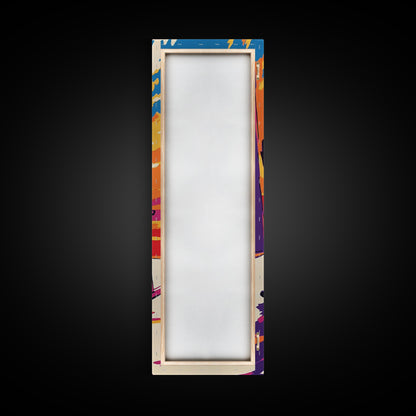 Cozy Porch, Rocking Chair, Canvas Print, Fall Home Decor, Rustic Wall Art, Warm Autumn Aesthetic, Living Room Wall Hanging