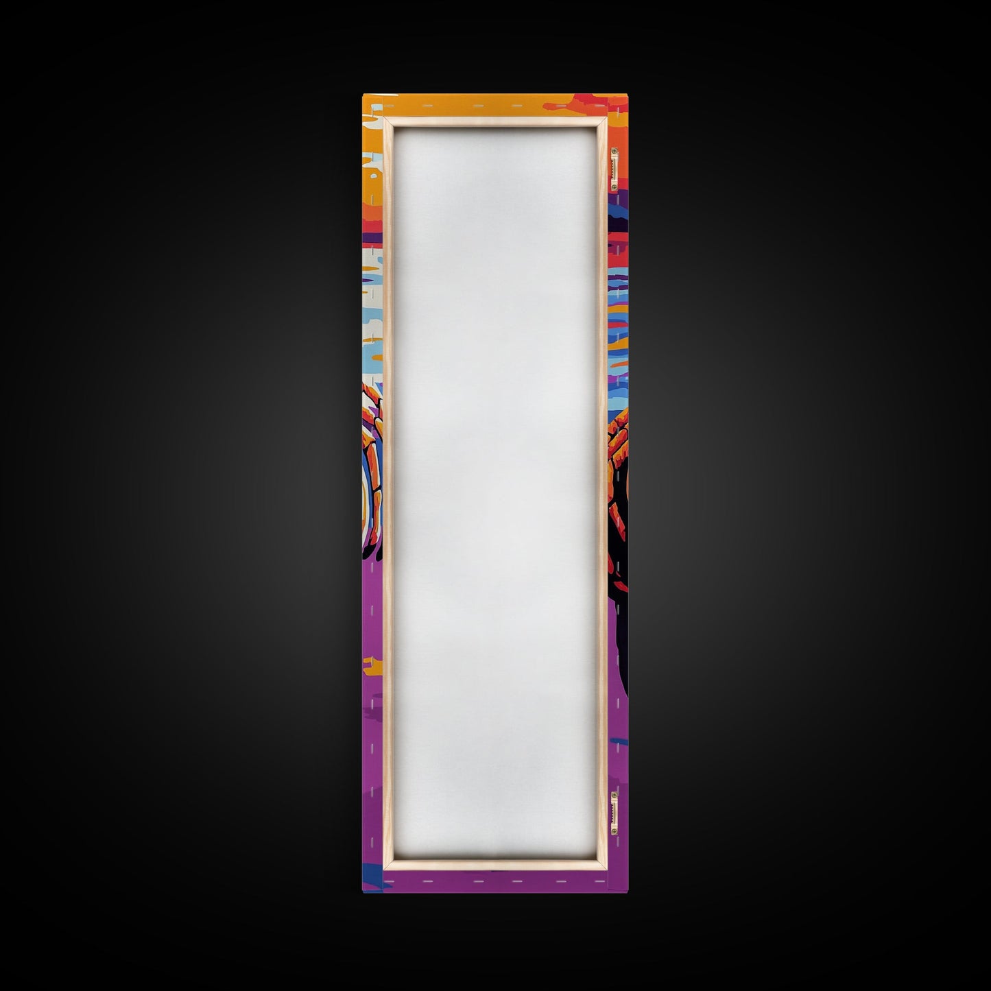 Crab Art, Ocean Theme, Nautical Decor, Bold Colors, Coastal Kitchen, Seafood Wall Art, Beach House, Living Room, Framed Canvas Print