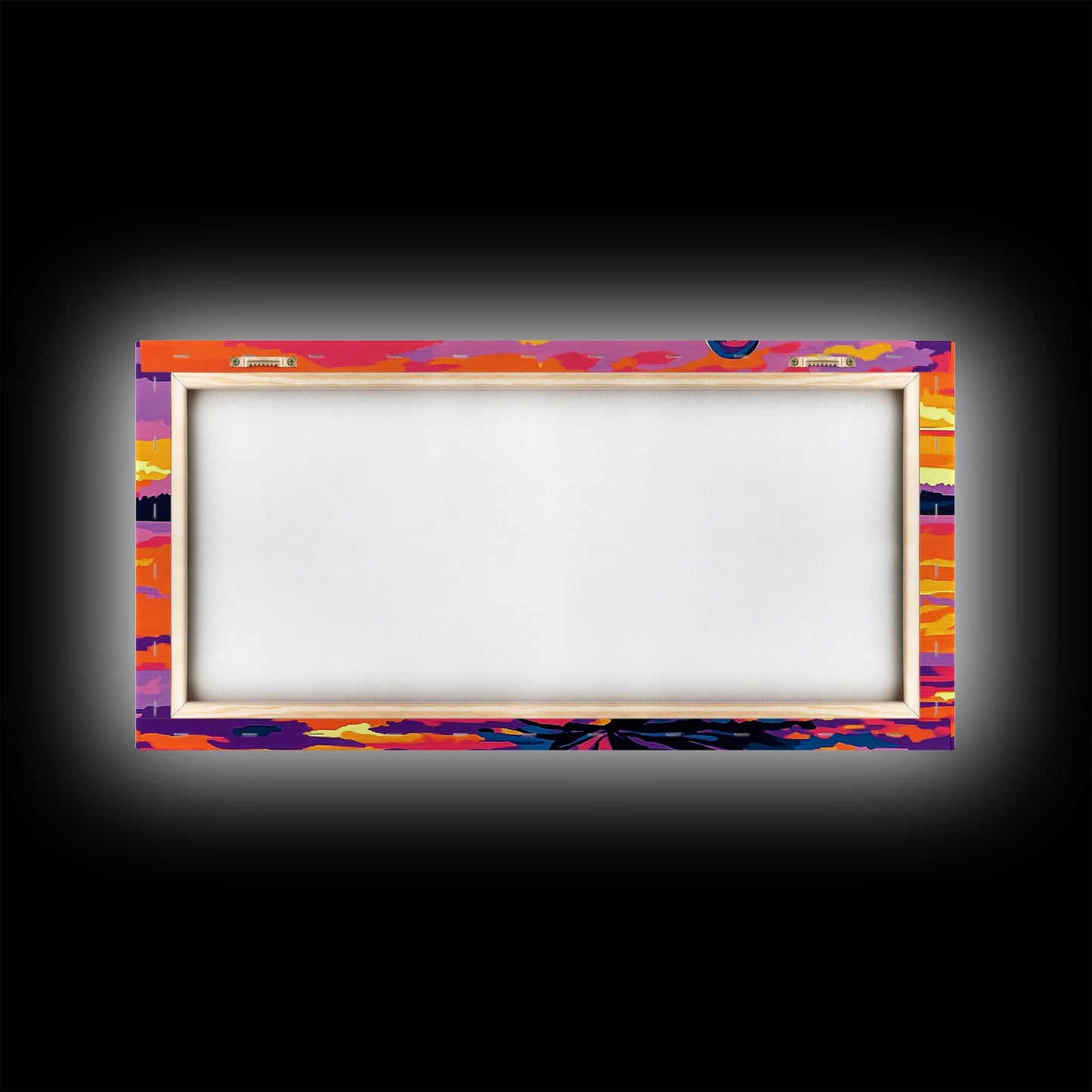 Anchor Sunset, Nautical Wall Art, Coastal Home Decor, Bold Ocean Print, Canvas Print, Beach House Art, Living Room Wall Art