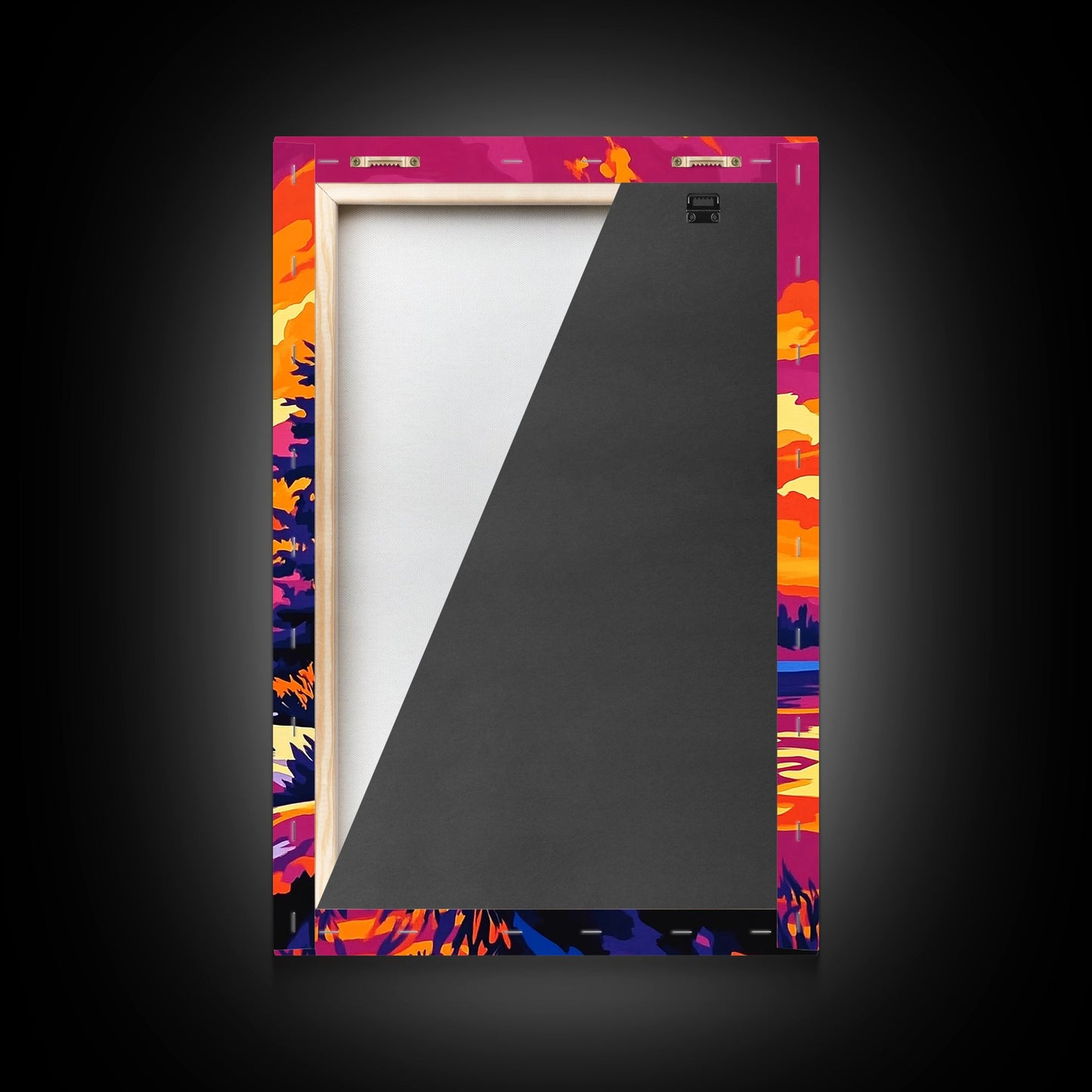 Seagull Sunset Art, Coastal Bird Painting, Ocean Landscape Print, Beach House Wall Decor, Framed Canvas Print, Nautical Bedroom Artwork