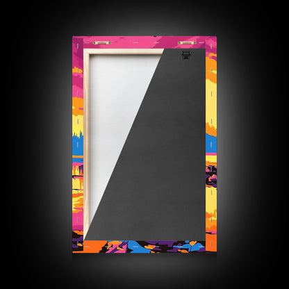 Shipwreck, Abandoned, Sunset, Canvas Print, Nautical Wall Art, Coastal Home Decor, Weathered Beauty, Beach House, Maritime Aesthetic