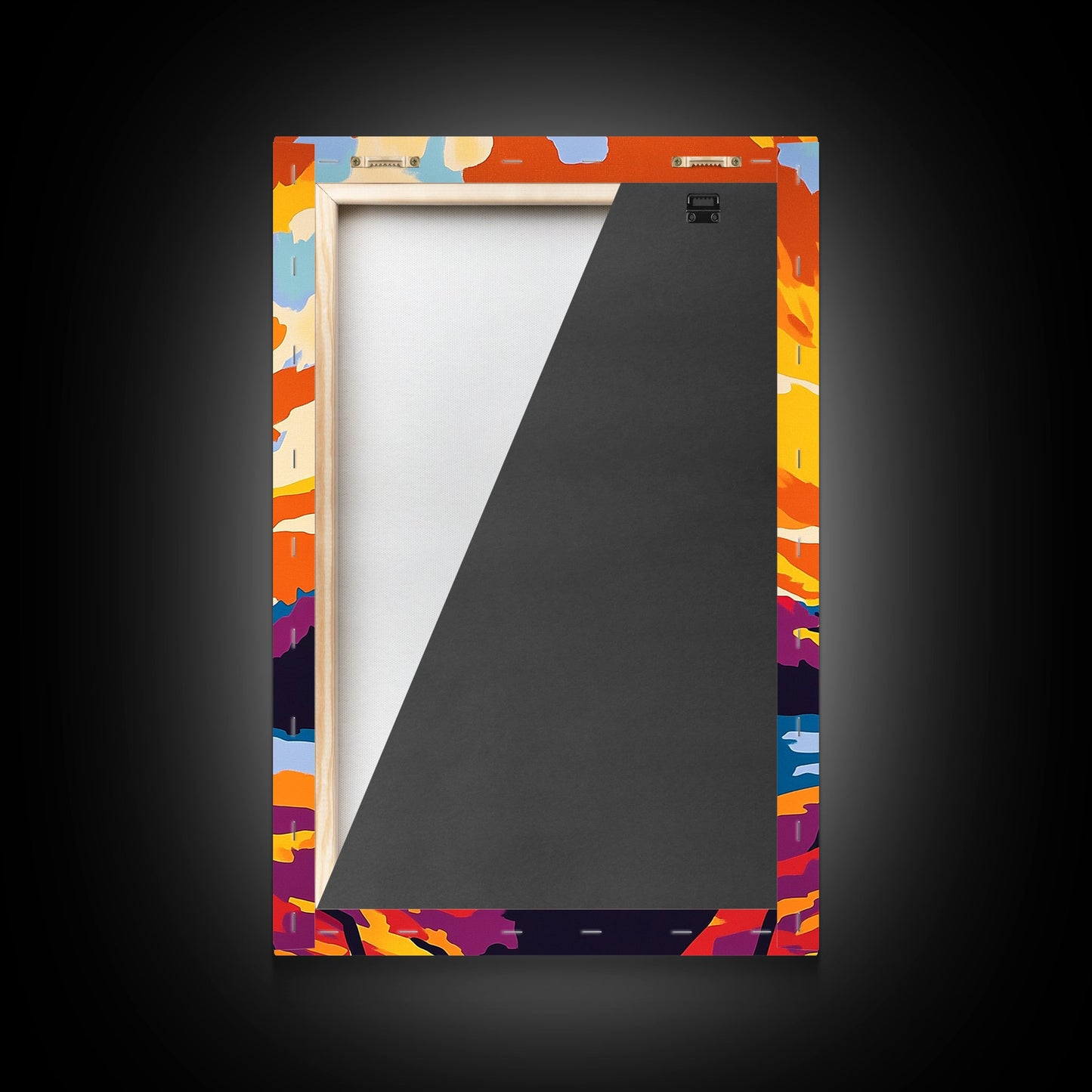 Camping Scene, Outdoor Cooking, Rustic Wall Art, Adventure Home Decor, Wilderness Aesthetic, Nature Inspired, Framed Canvas Print