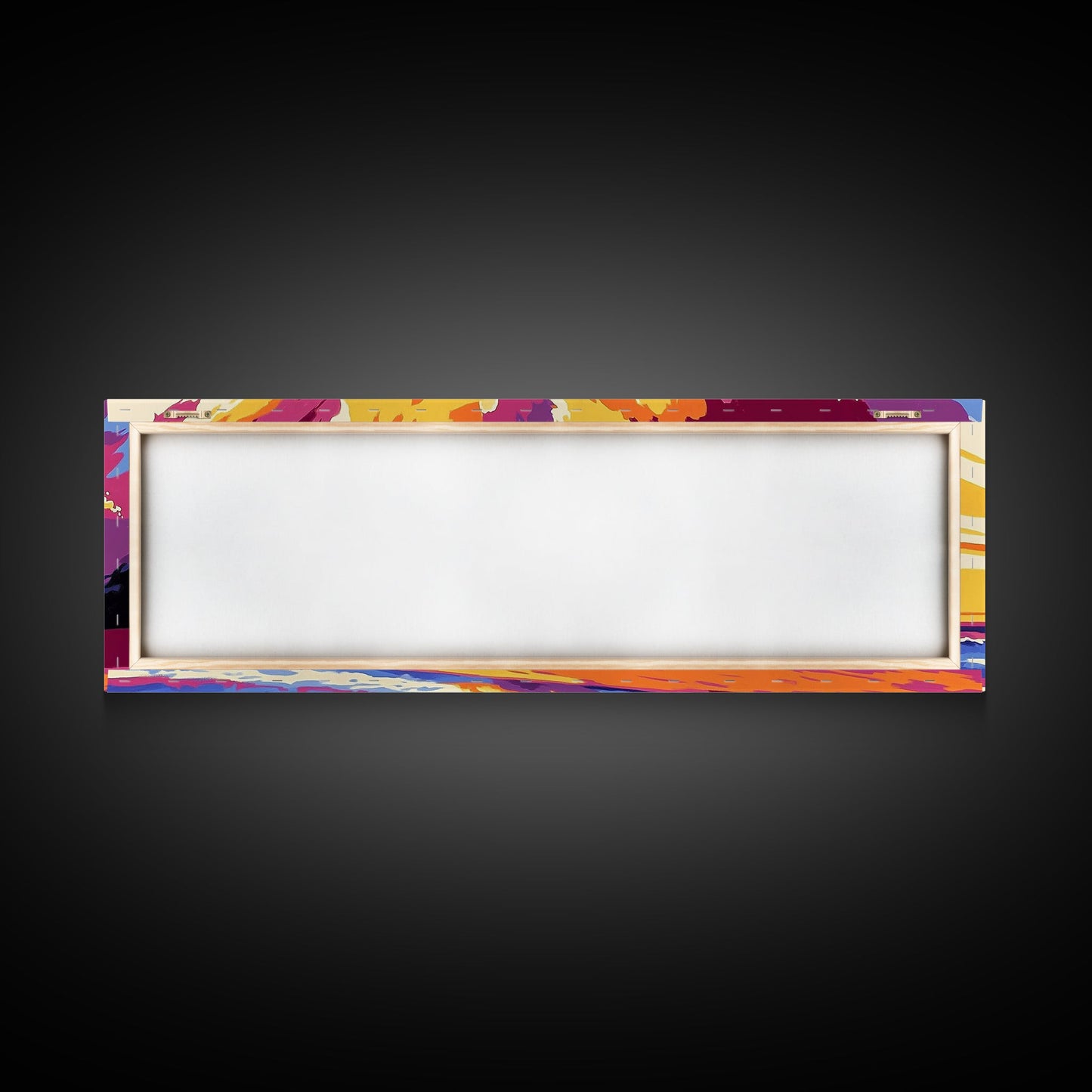 Ocean Wave, Beach Canvas Print, Vibrant Coastal Art, Tropical Wall Art, Framed Canvas Print, Surfing Decor, Colorful Seascape Painting