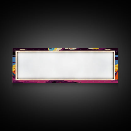 Nautical Rope, Ocean Harbor, Coastal Decor, Maritime Wall Art, Framed Canvas Print, Living Room, Beach House Artwork, Bold Nautical Art