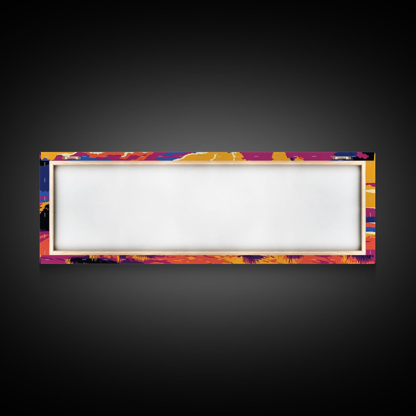 Desert Cabin, Western Landscape, Rustic Retreat, Canvas Print, Southwest Home Decor, Vibrant Colors, Country Wall Art, Warm Tones