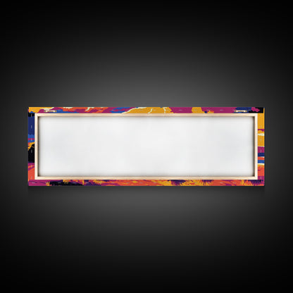 Desert Cabin, Western Landscape, Rustic Retreat, Canvas Print, Southwest Home Decor, Vibrant Colors, Country Wall Art, Warm Tones