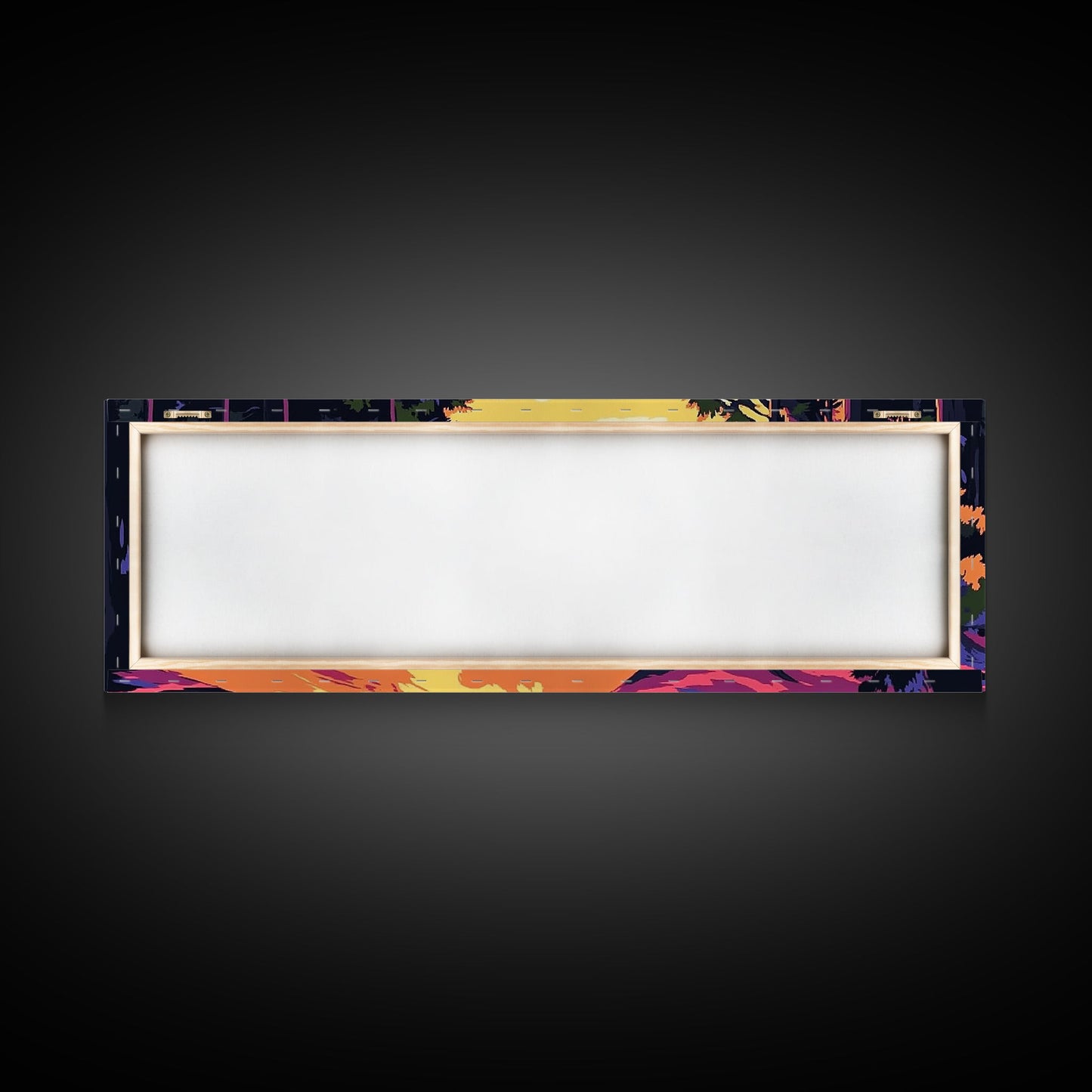 Forest Path, Scenic River, Golden Sunset, Framed Canvas Print, Rustic Home Decor, Nature Landscape Art, Cozy Cabin Decor, Fall Aesthetic