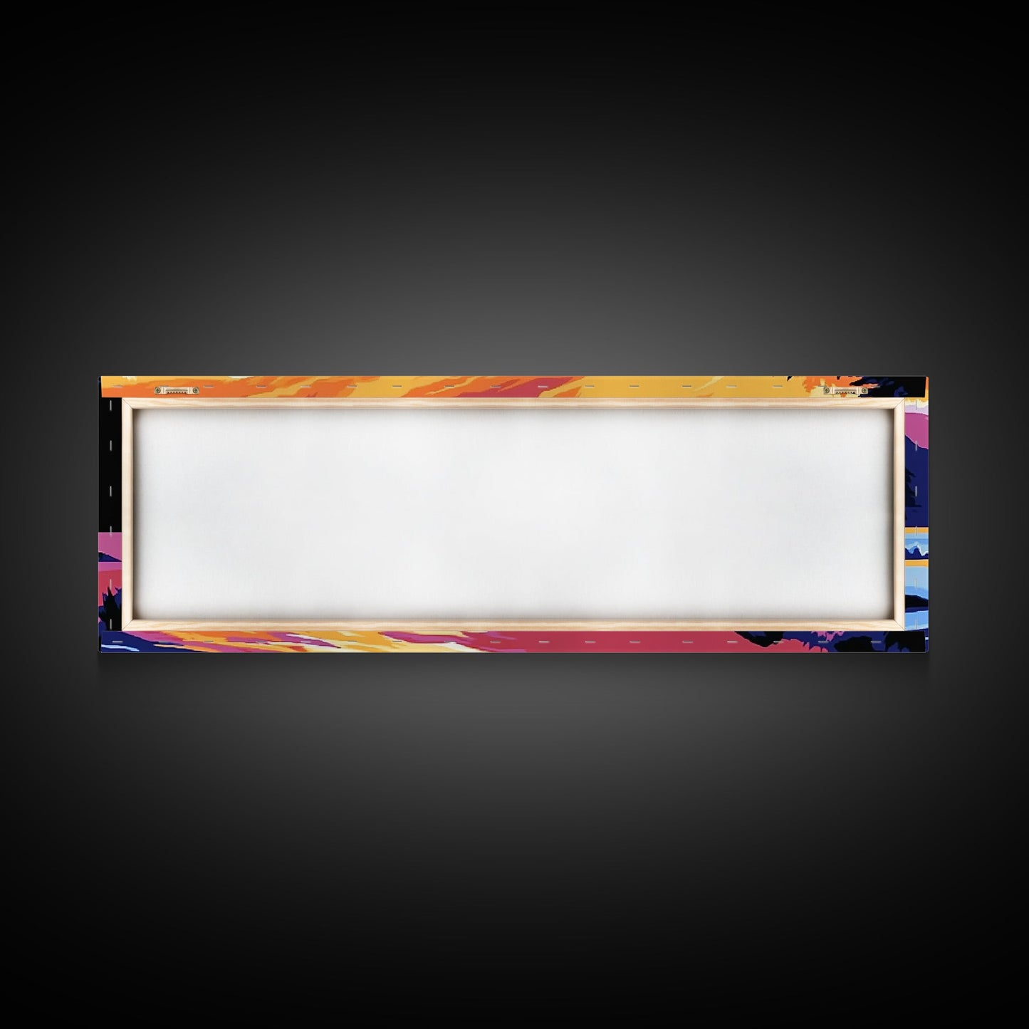 Ocean Waves, Beach Sunset, Coastal Serenity, Seaside Home Decor, Canvas Print, Relaxing Living Room Wall Art, Vibrant Nature Art