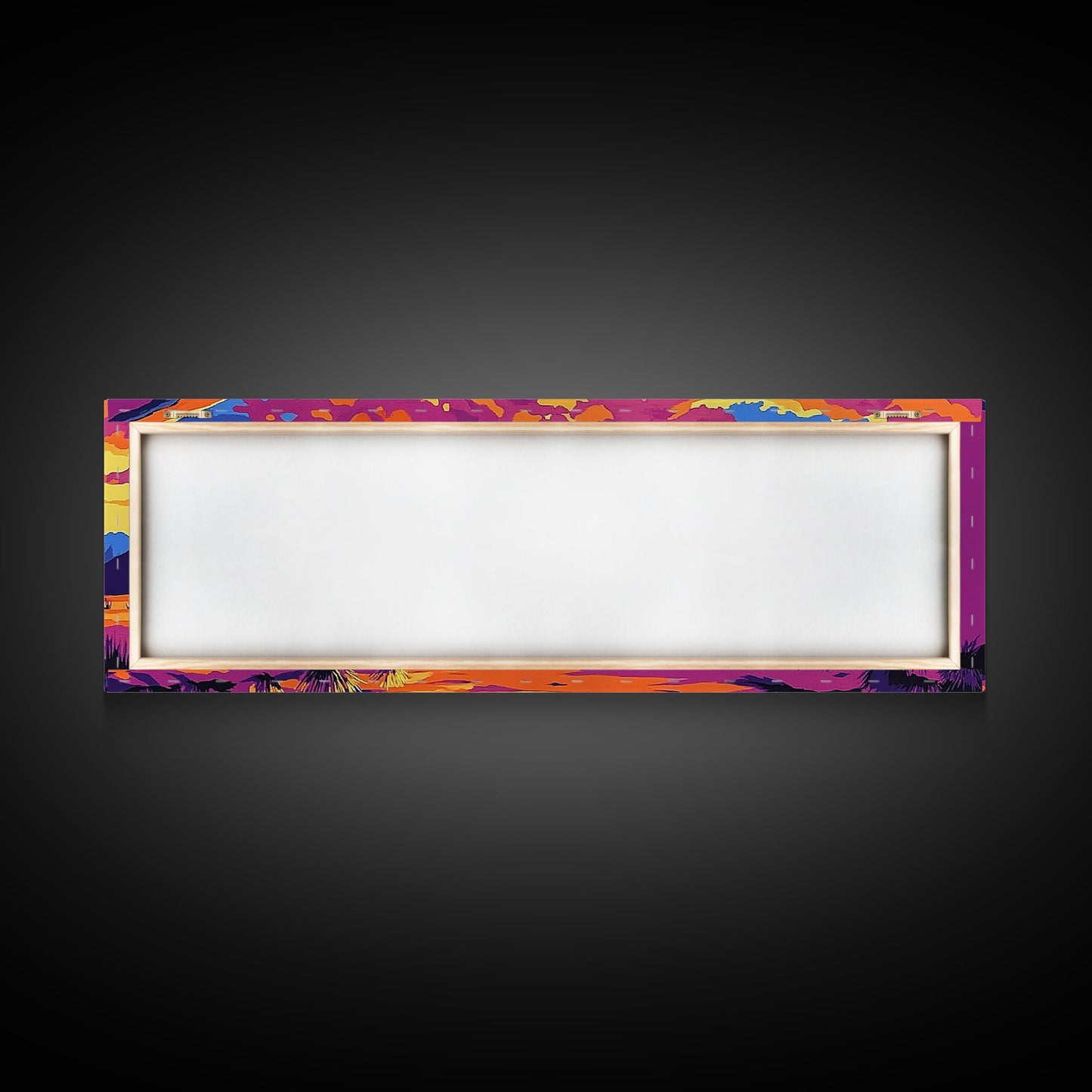 Desert House, Southwestern Art, Canvas Print, Rustic Wall Decor, Warm Tones, Vibrant Landscape, Boho Home Decor, Bedroom Wall Art