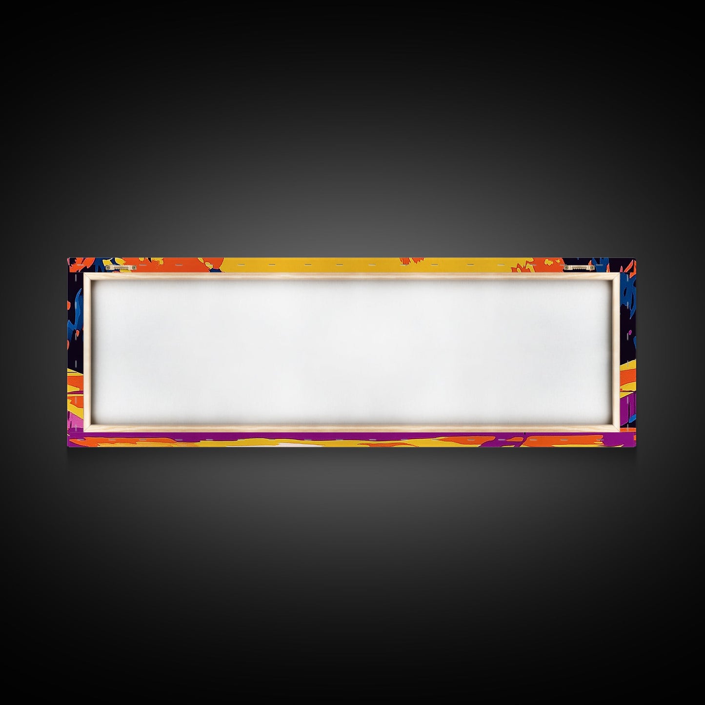 Modern Pool, Abstract Water, Canvas Print, Artistic Landscape, Sunset Glow, Vibrant Home Decor, Unique Wall Art, Office Decoration