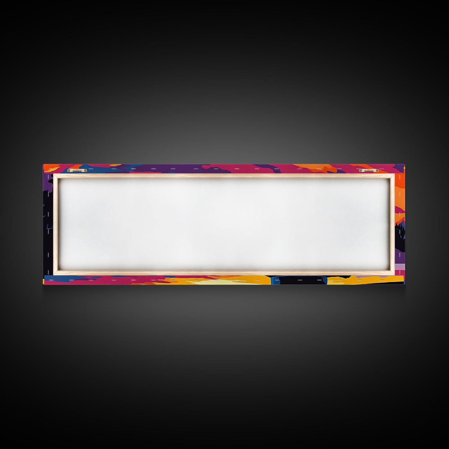 Lantern Glow, Sunset Reflection, Warm Fall Colors, Canvas Print, Cozy Living Room Art, Rustic Nature Decor, Cabin Ambiance, Vibrant Art